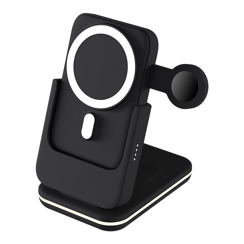 3-in-1 23W Apple MagSafe Charging Dock Station with Power Bank