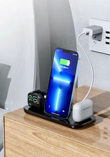 3 in 1 wireless charger station