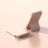Pink magsafe charger with stand