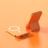 Orange magsafe charger with stand