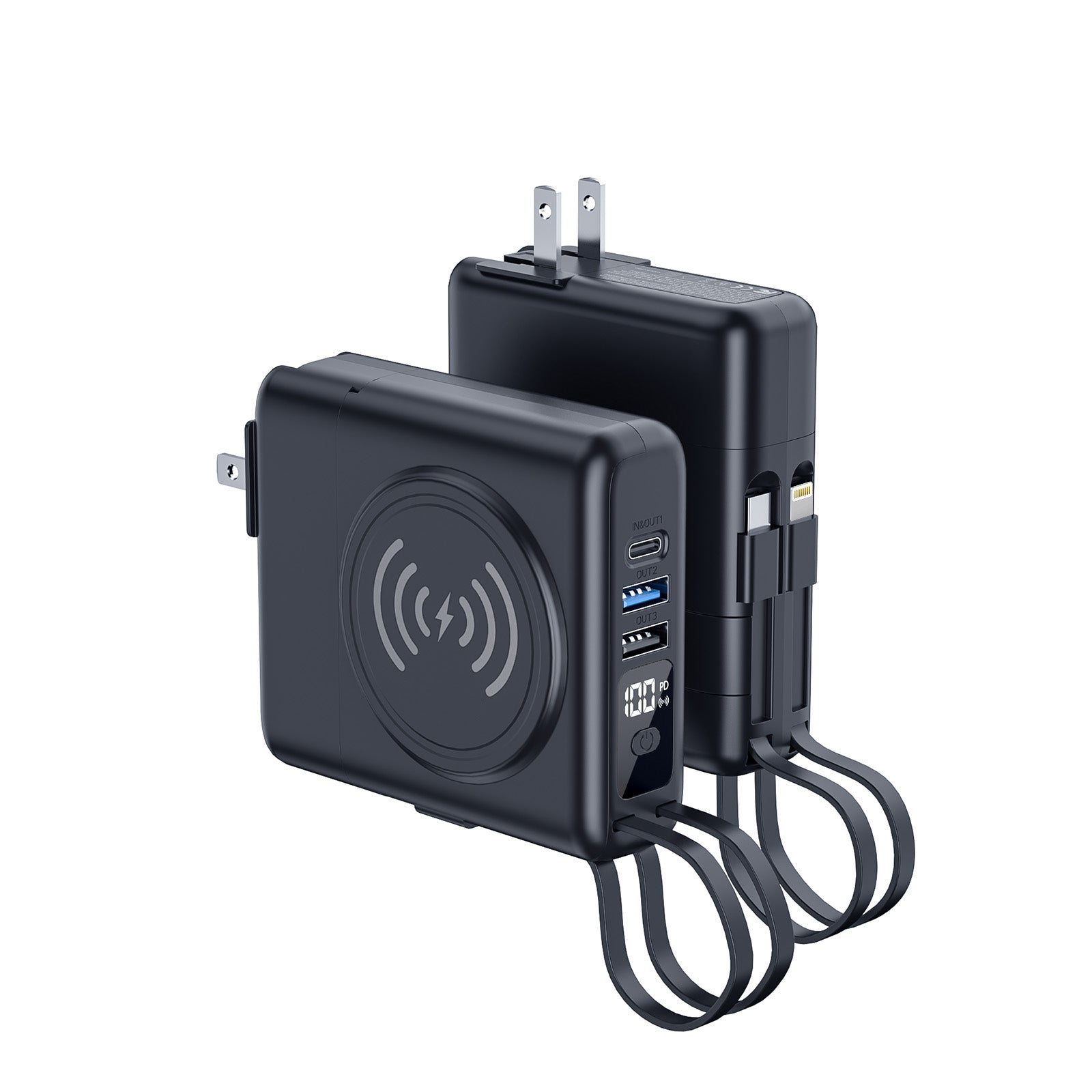 Travel Power Module PowerPack Universal | 6-in-1 Travel MagSafe Power Bank | AU EU UK US ...