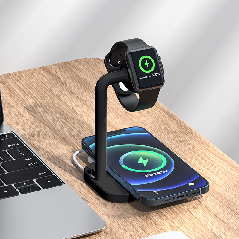 2-in-1 Apple Wireless Charging Dock Station (978)