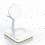 White iphone charging dock