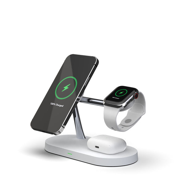 5-in-1 MagSafe Fast Wireless Charging Dock Station with Night Light for Apple (T268)