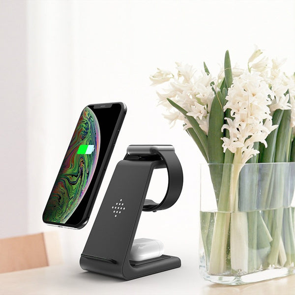 3-in-1 Apple Wireless Charging Dock Station (T3)