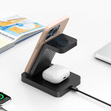 3-in-1 Fast Wireless Charging Dock Station for Apple Watch Phone Earphone (S5)