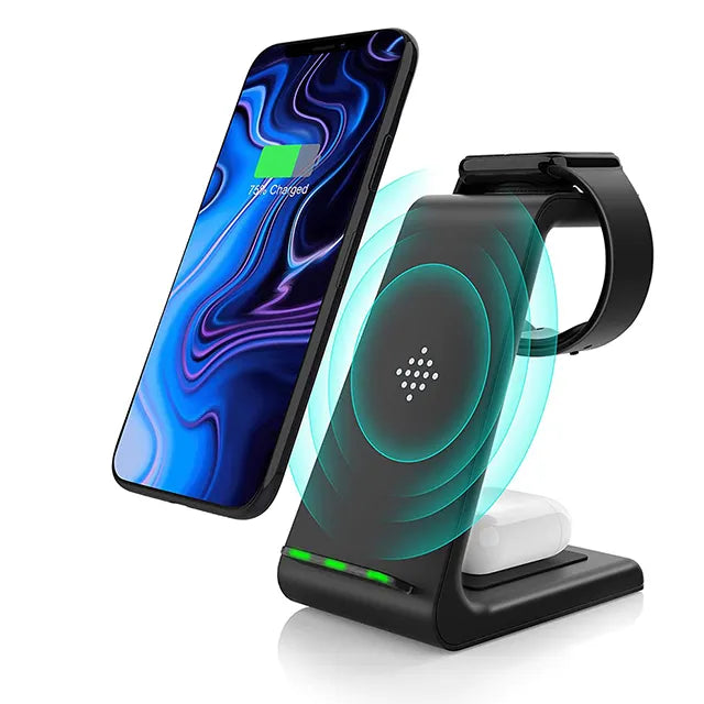 3-in-1 Apple Wireless Charging Dock Station (T3)